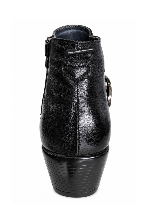 Regal Edge Black Ankle Boots