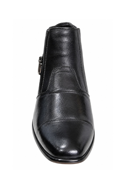 Regal Edge Black Ankle Boots