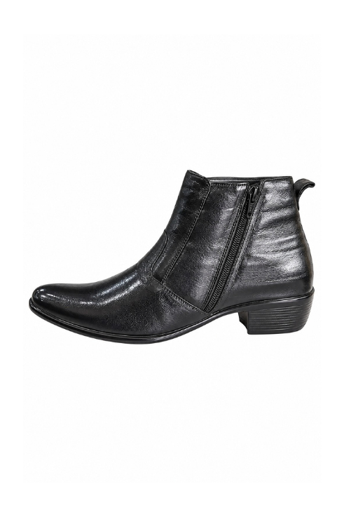Regal Edge Black Ankle Boots