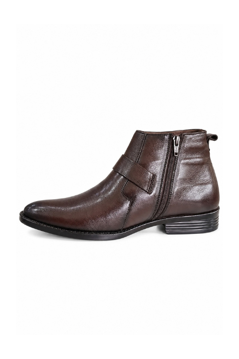 Royal Crest Brown Ankle Boots