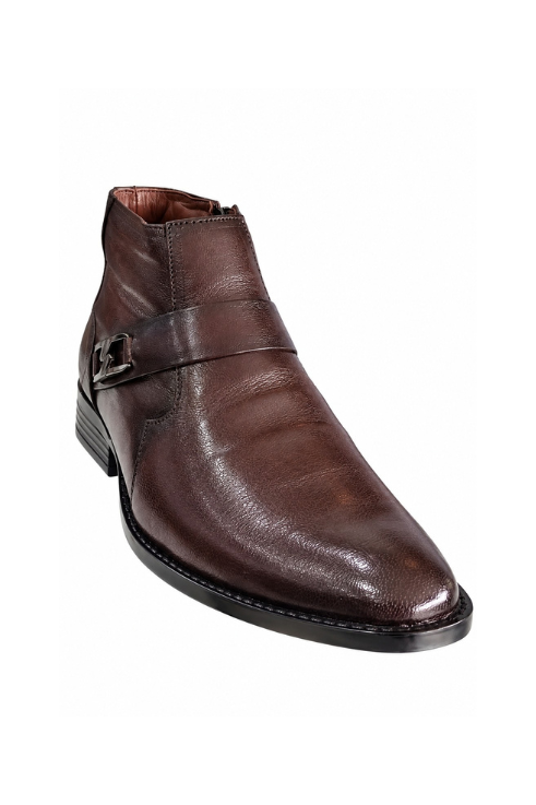 Royal Crest Brown Ankle Boots