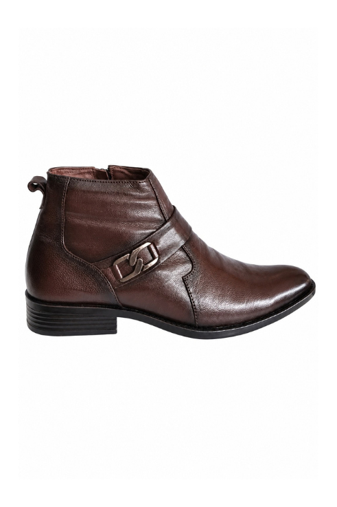 Royal Crest Brown Ankle Boots