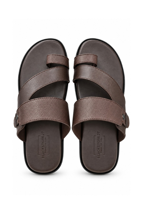 Black Stone 27 Heritage Brown Sandals