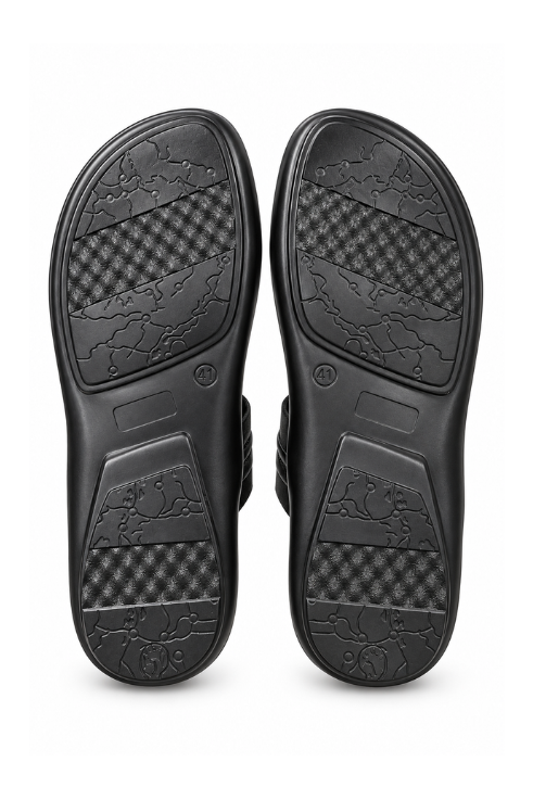 Black Stone 27 Urban Cross Black Sandals